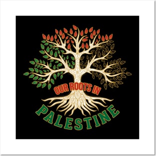 Our Roots In Palestine, Palestinian Freedom Solidarity Design, Free Palestine, Palestine Sticker, Social Justice Art Posters and Art